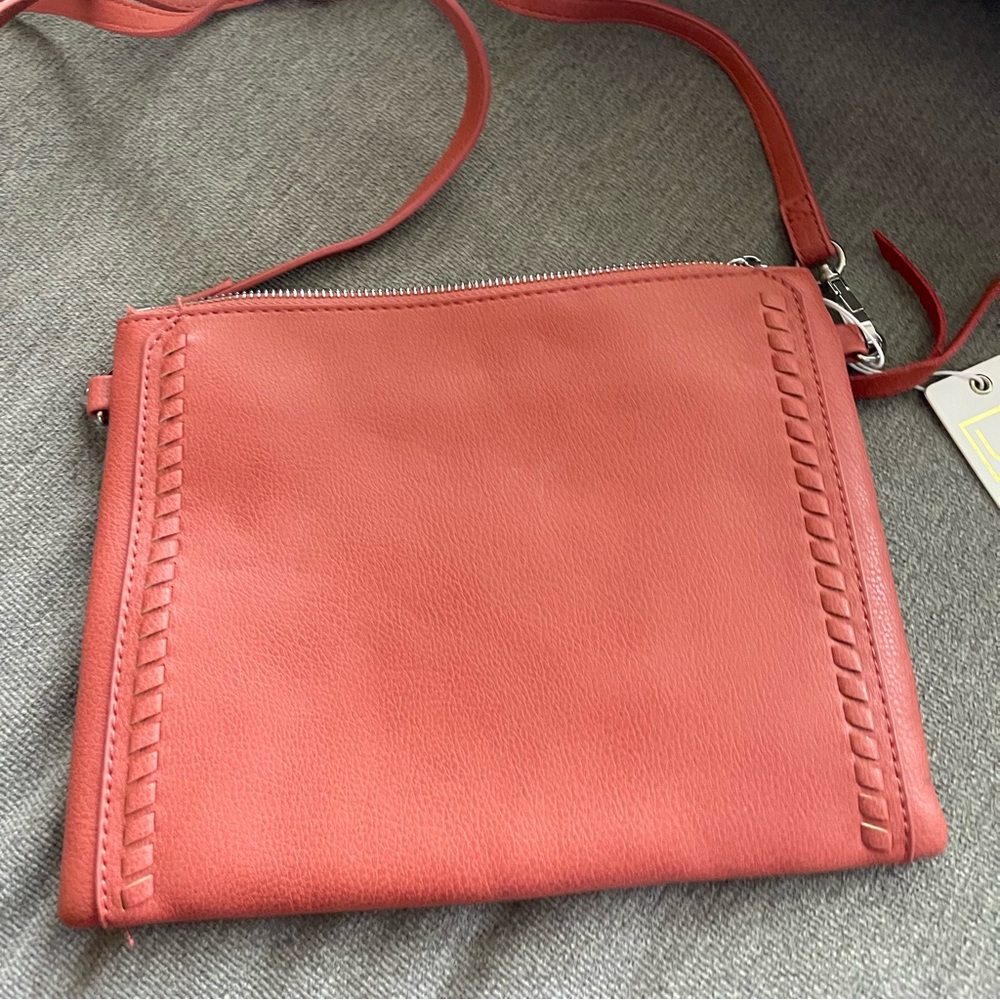 Urban Expressions Kayden whipstitch Crossbody vegan leather purse